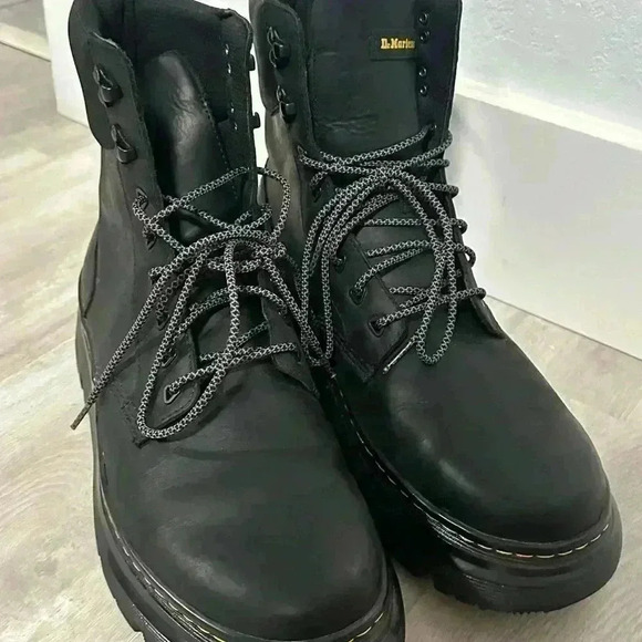 Dr. Martens Tarik Black Wyoming Unisex Lace-Up Ankle Boots size 12M - Picture 9 of 15